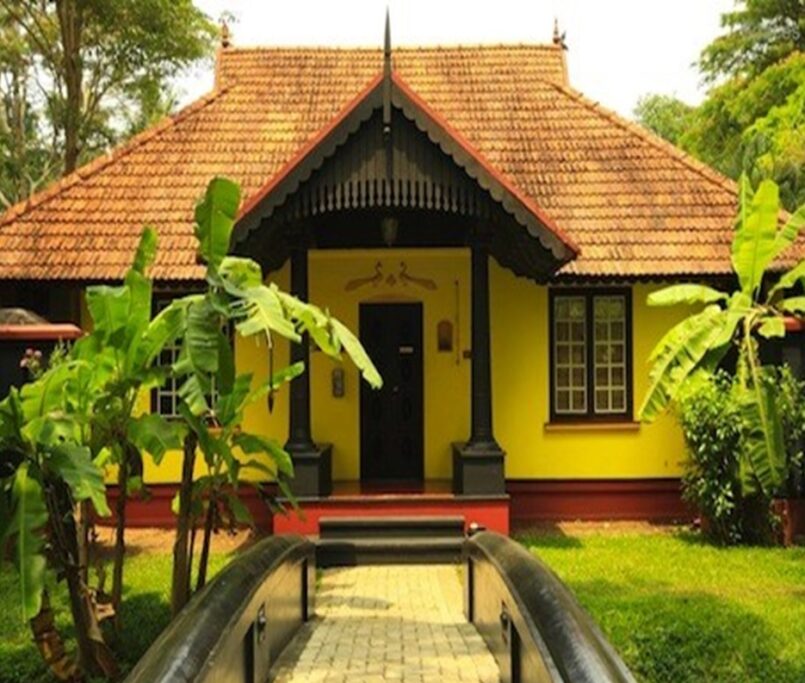 Kerala Traditional Home Elevation Design​